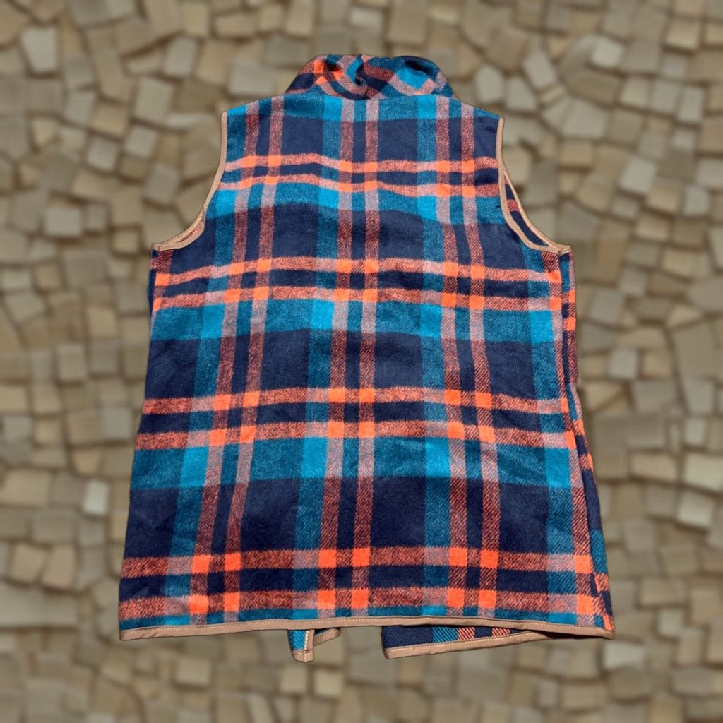 Vintage Coeur De Vague Jacket Women's Large Plaid Vest Cover Up Shirt? Size L / US 10 / IT 46 - 1 Thumbnail