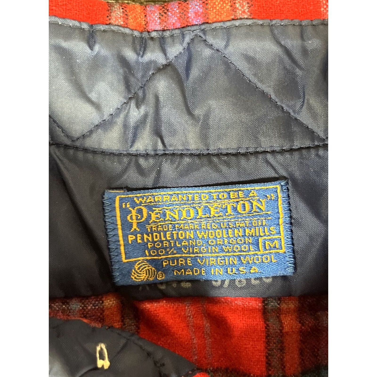 Pendleton Vintage Pendleton Flannel Shirt Mens M Red Virgin Wool Long Sleeve USA 90s Size US M / EU 48-50 / 2 - 2 Thumbnail