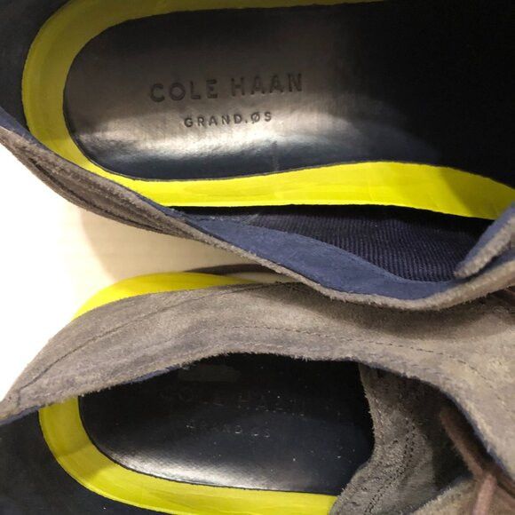 Cole Haan COLE HAAN MEN'S GRAY LEATHER CASUAL SHOES SIZE: 11W Size US 11 / EU 44 - 4 Thumbnail