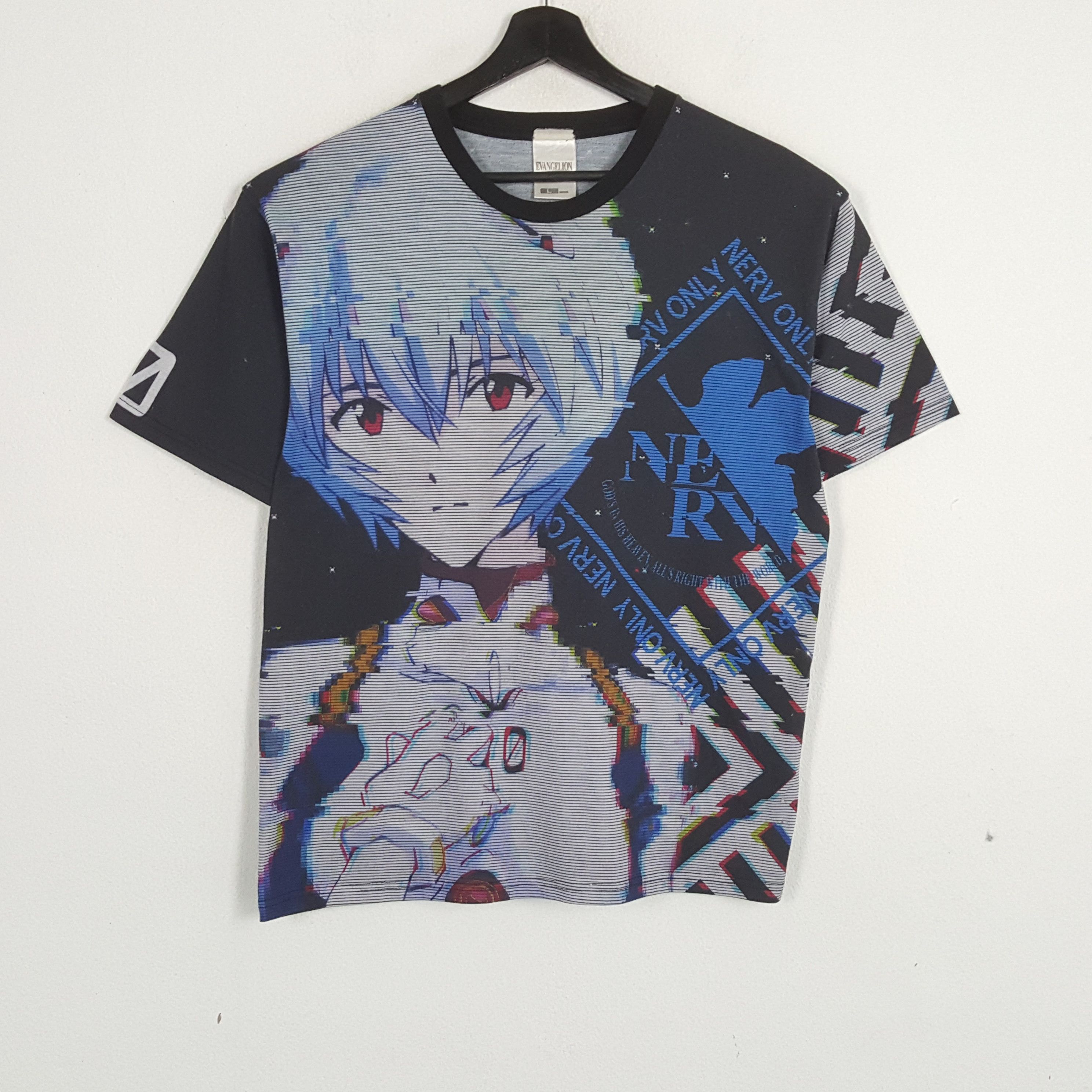 EVANGELION Japanese Anime Cartoon Fullprint Design Tshirt