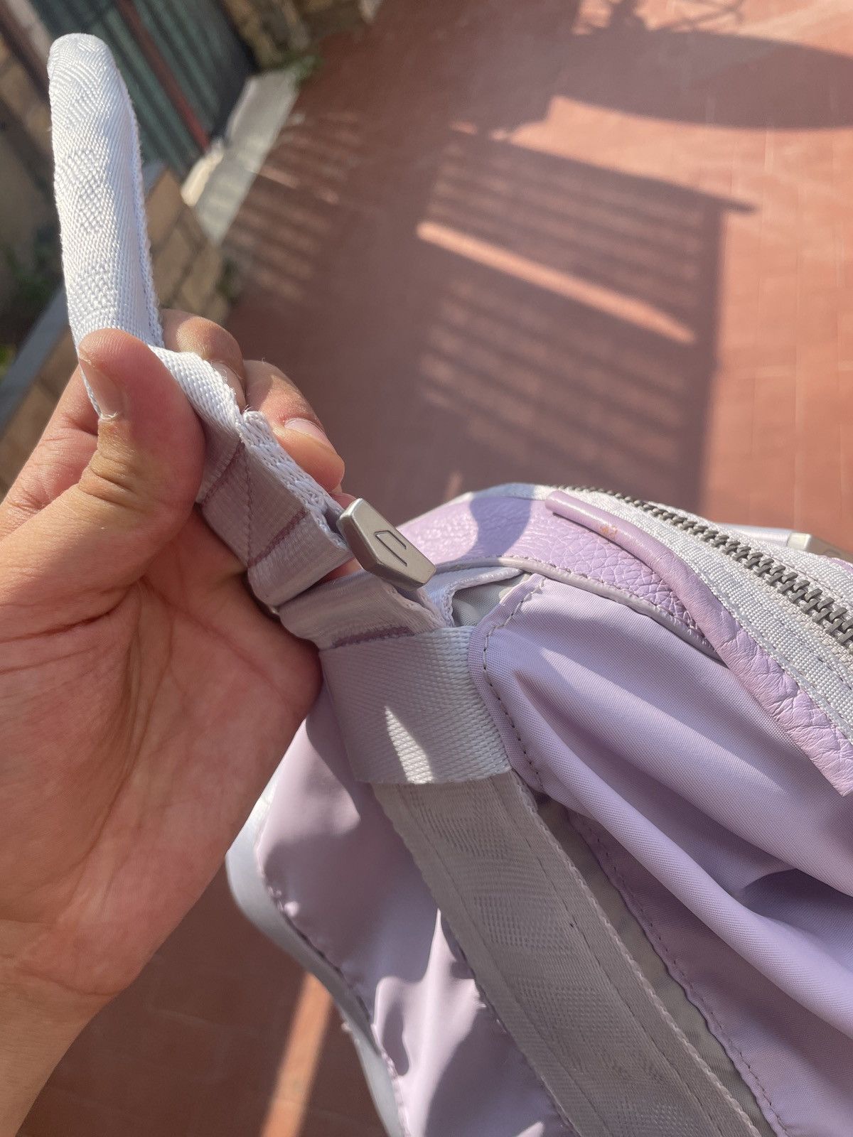 Diesel NEW DIESEL Y2K PURPLE NYLON HAND BAG Size ONE SIZE - 12 Thumbnail