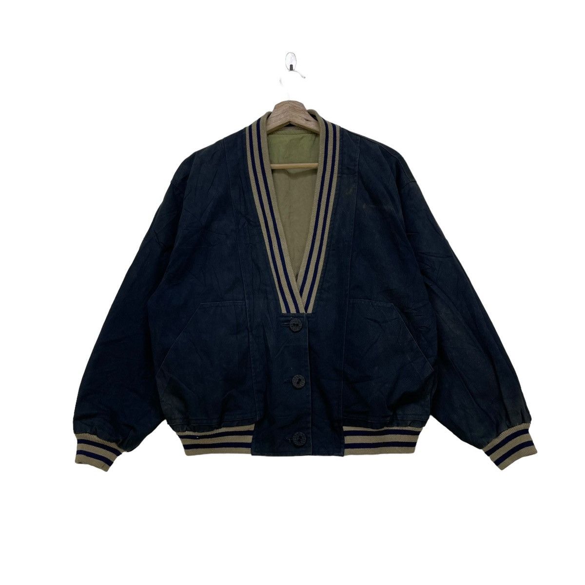 Issey Miyake × Japanese Brand × Vintage Japanese Brand SIM Reversible Jacket Size US M / EU 48-50 / 2 - 5 Thumbnail