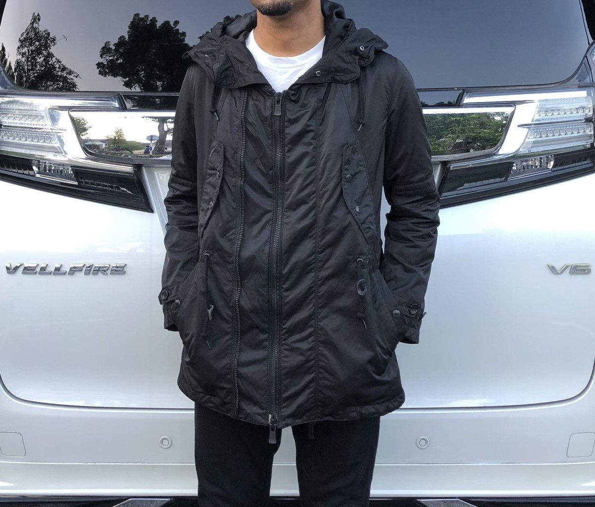 Black Barrett Black Barrett by Neil Barrett N3B Utility Parka Jacket Size US M / EU 48-50 / 2 - 1 Thumbnail