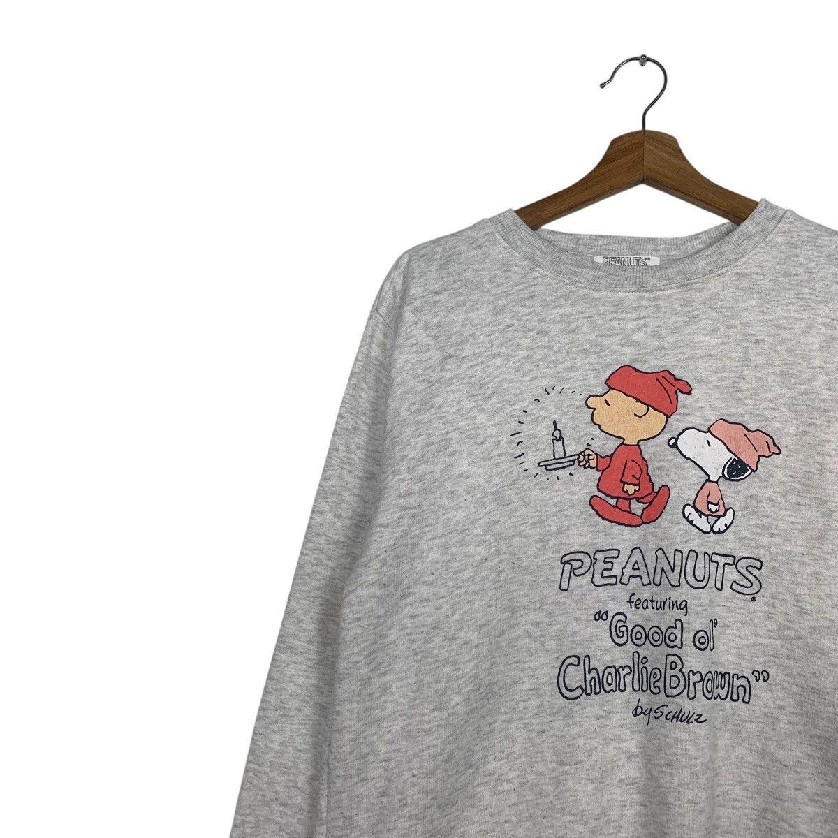 Japanese Brand Peanuts Charlie Brown Crewneck Sweatshirt Size US L / EU 52-54 / 3 - 6 Thumbnail
