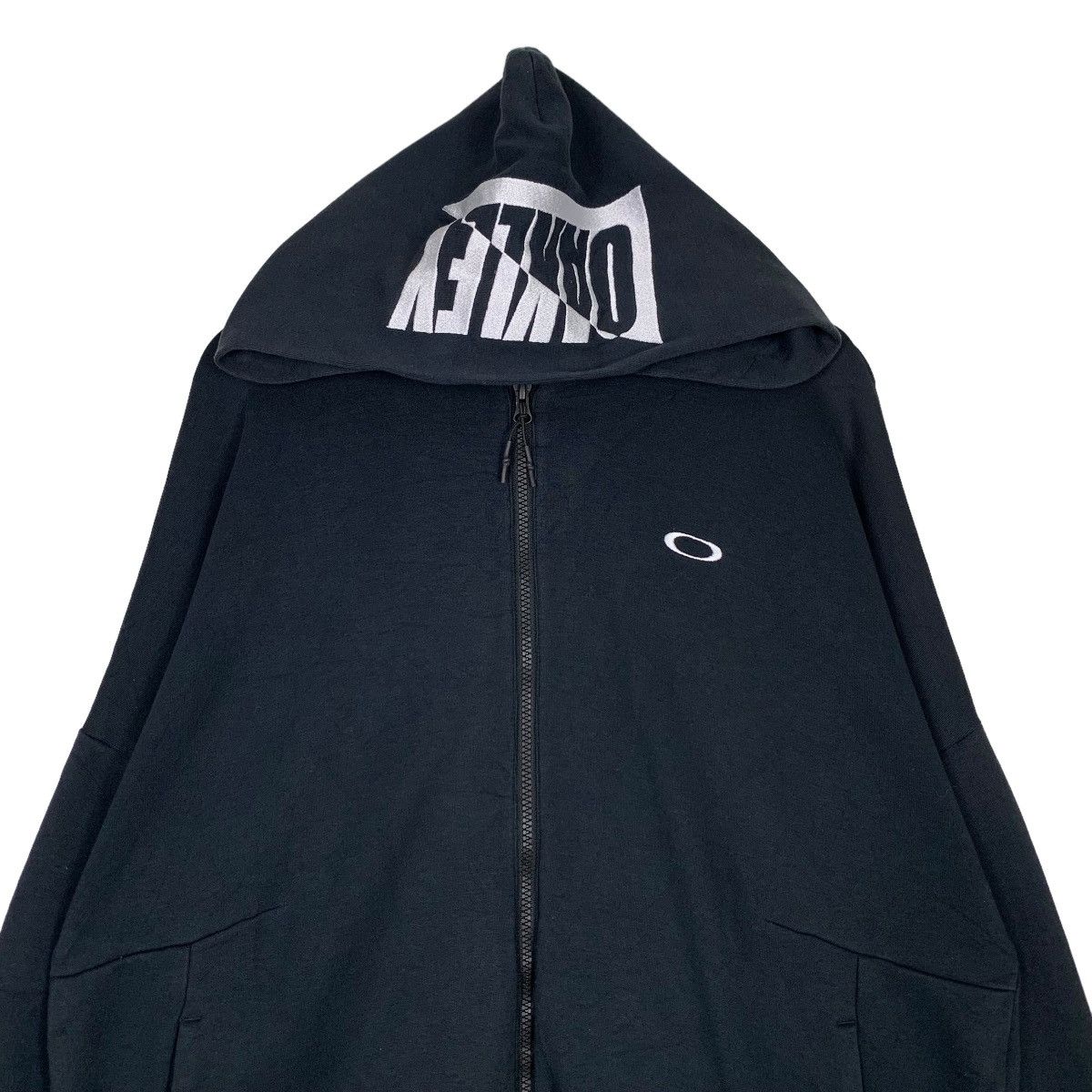 Oakley OAKLEY Embroidery Big Logo Zipper Hoodies #0255-C12 Size US M / EU 48-50 / 2 - 3 Thumbnail