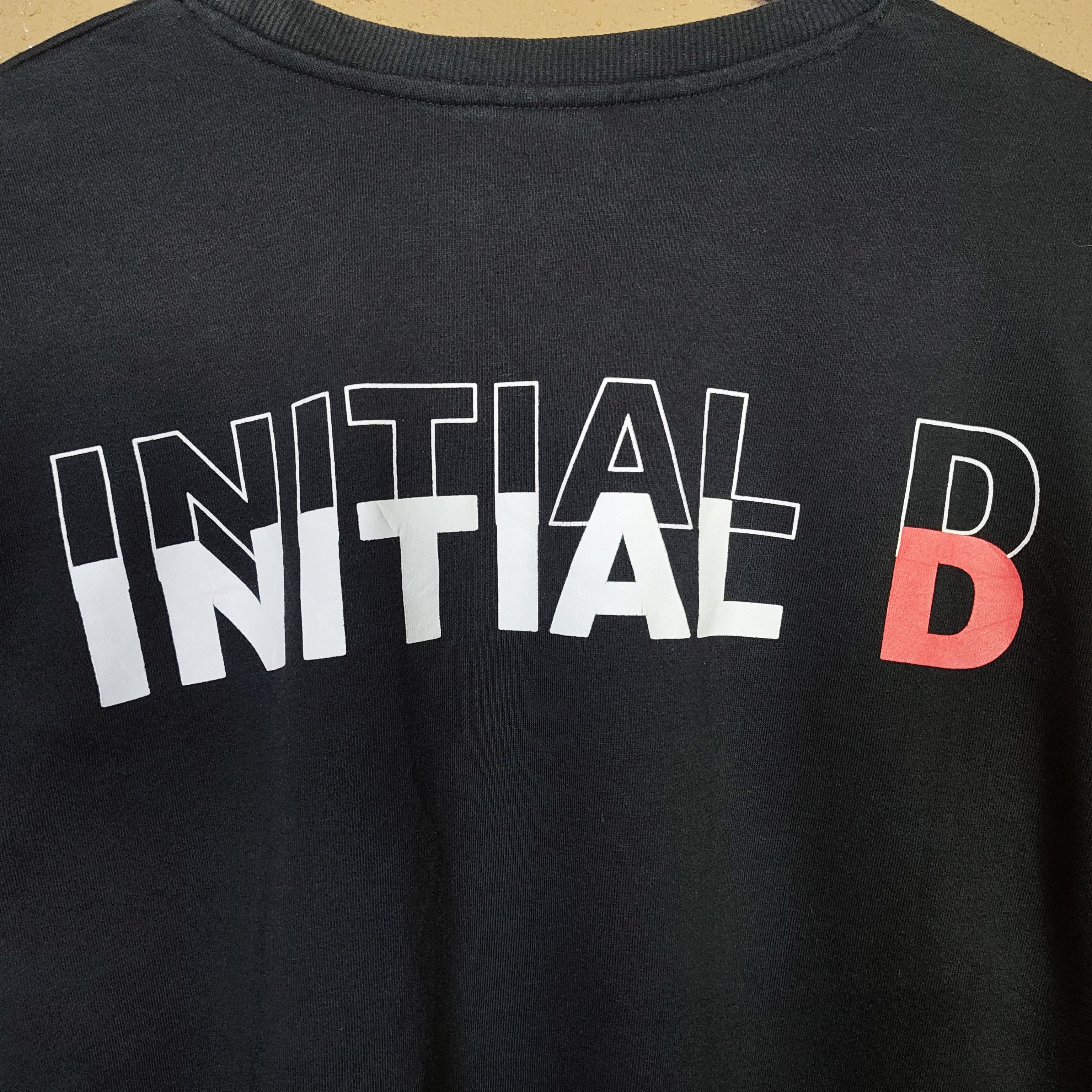 Anime Vintage Y2K INITIAL D Backhit Spellout Light Sweatshirt Size US M / EU 48-50 / 2 - 3 Thumbnail