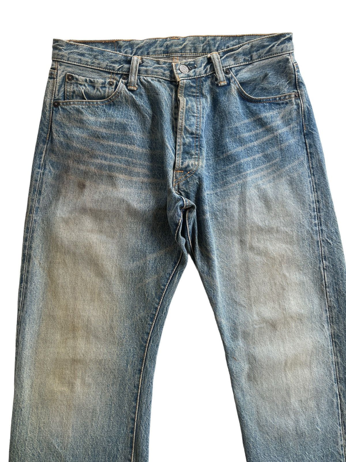 Japanese Brand Japanese Rocket Saddle Mudd Selvedge Jeans Size US 31 - 5 Thumbnail