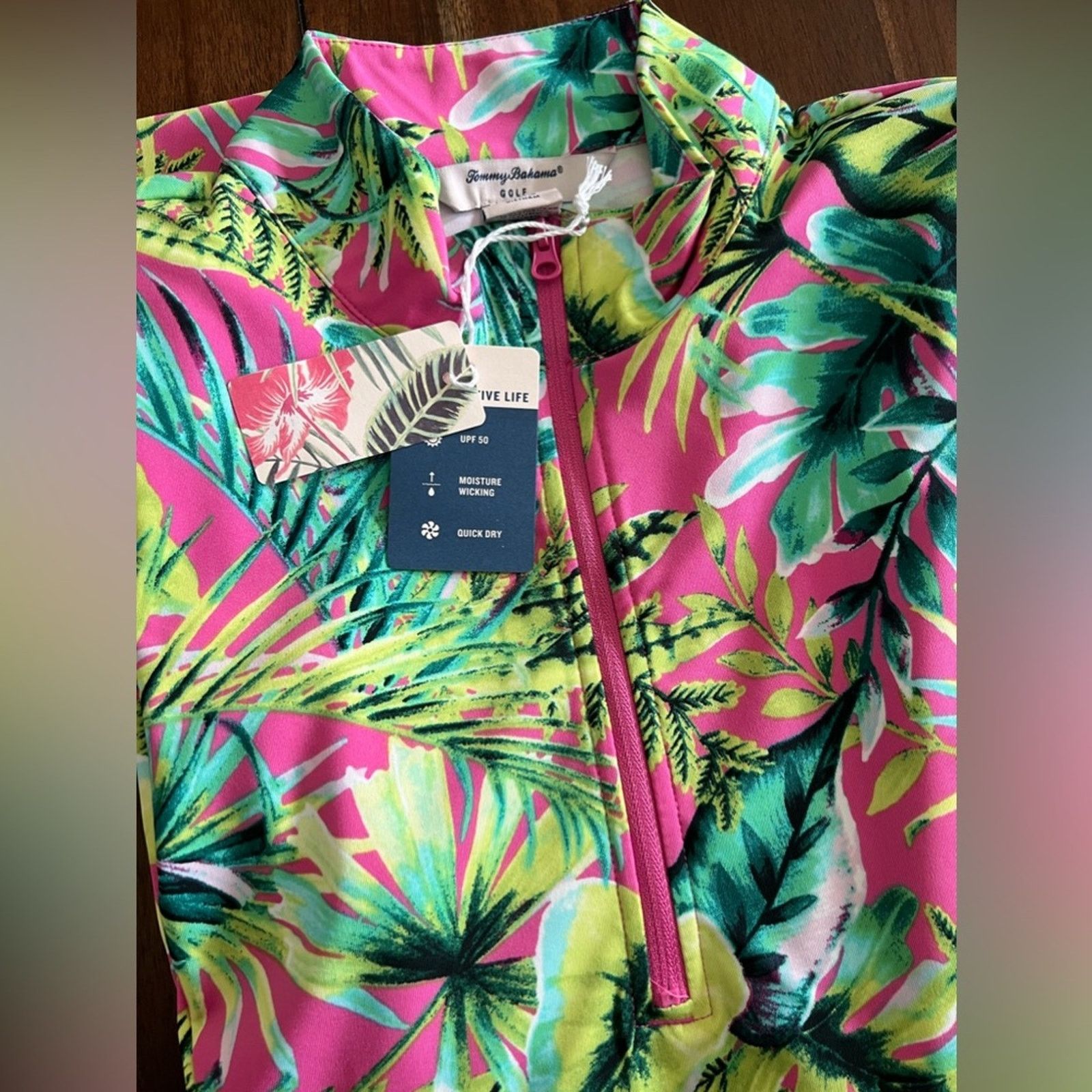 Tommy Bahama 🎉LAST PIECE🎉TOMMY BAHAMA Upf 50 Golf Quarter Zip Popover Size L / US 10 / IT 46 - 5 Thumbnail