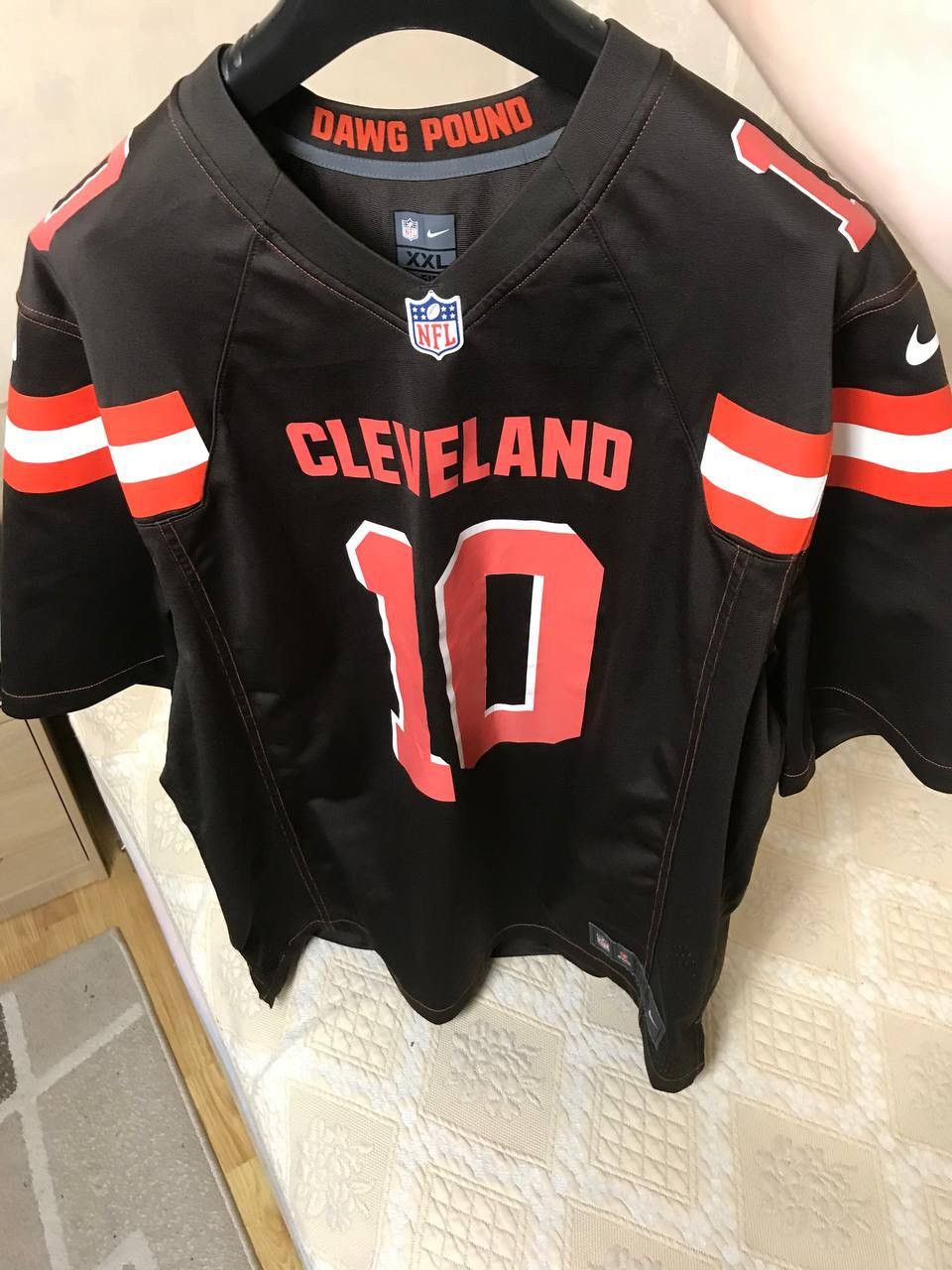 Nike 🔥 Robert Griffin III Cleveland Browns NFL Nike Jersey Shirt Size US XXL / EU 58 / 5 - 5 Thumbnail