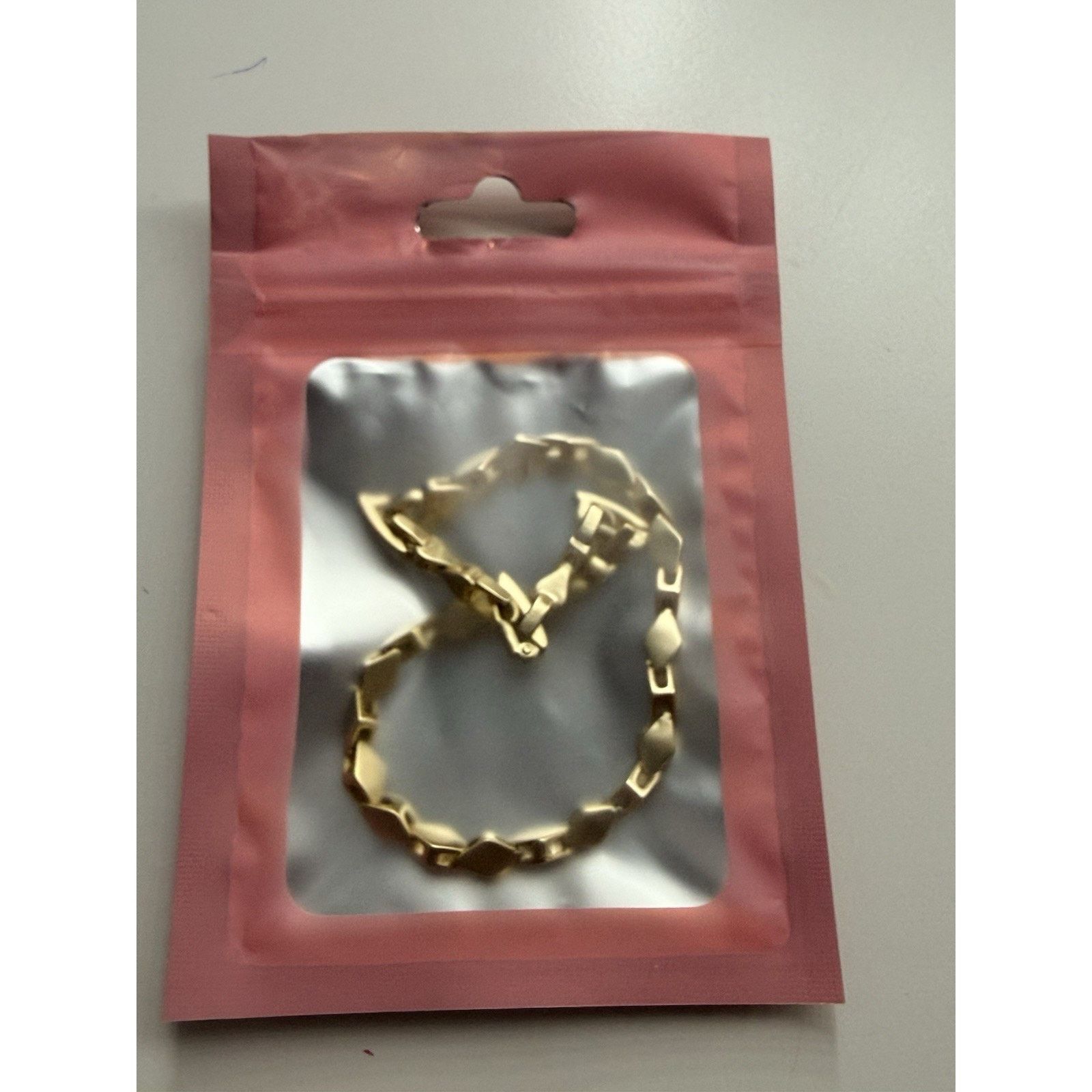 & Other Stories Gold Tone Metal Chain Bracelet Asymmetrical Geometric Size ONE SIZE - 3 Thumbnail