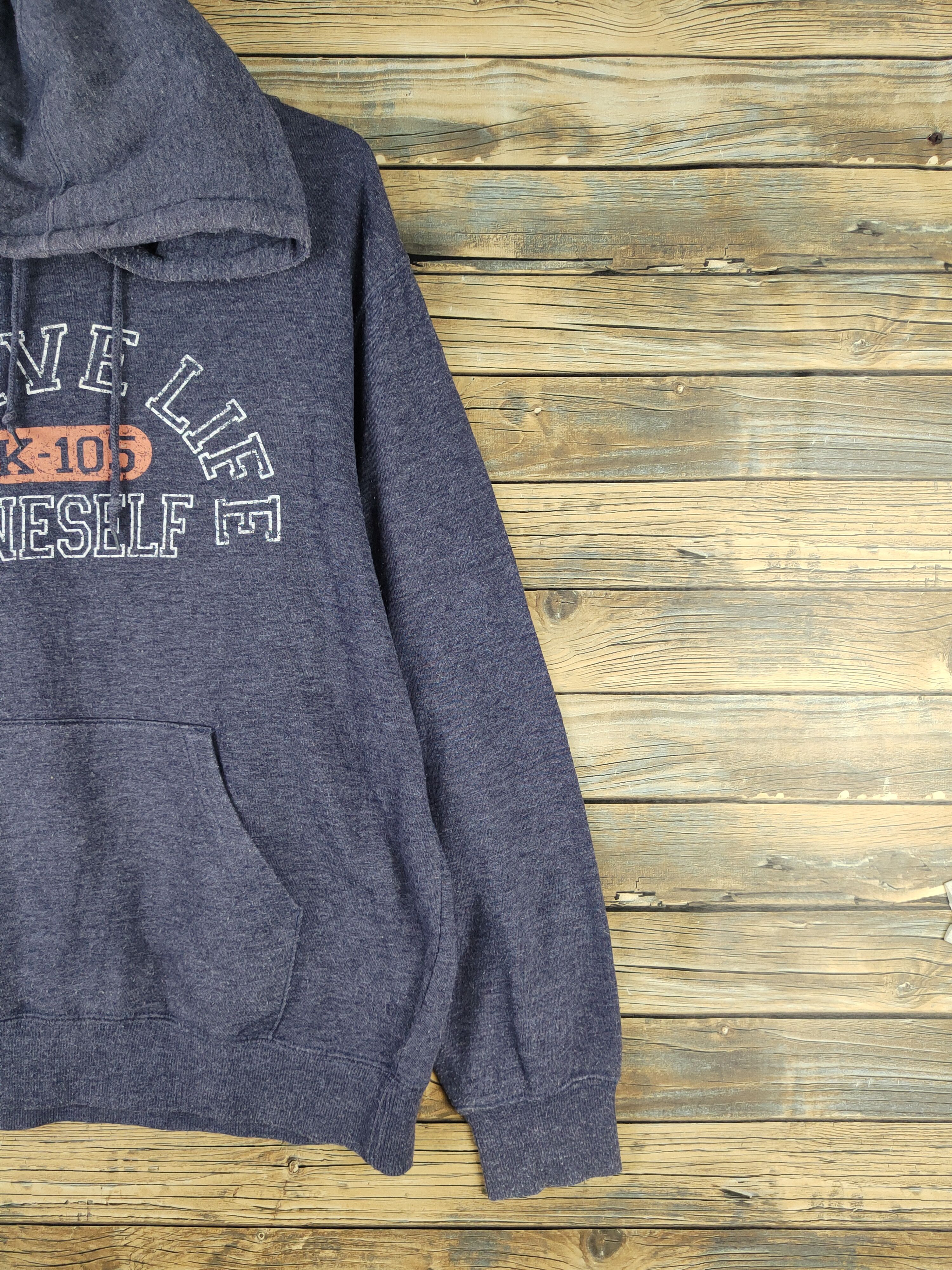 Japanese Brand DL Hill Crop Purple Hoodie Sweatshirts #2453 Size US L / EU 52-54 / 3 - 6 Thumbnail