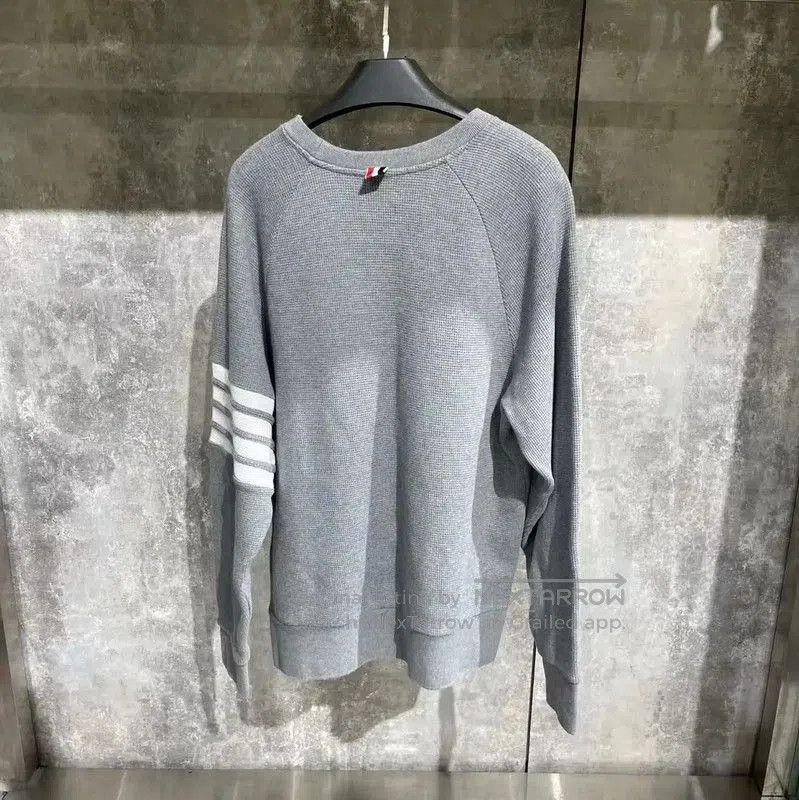 Thom Browne Thom Browne Gray Men’s Pullover Sweatshirt . Size US L / EU 52-54 / 3 - 2 Thumbnail