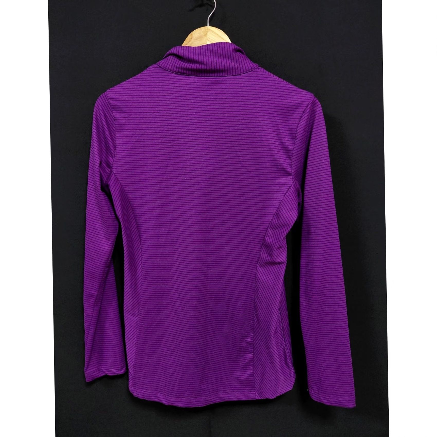 Eddie Bauer Eddie Bauer Purple 1/2 Zip Pullover Top Solid Knit Long Sleeve Women Size S Size S / US 4 / IT 40 - 2 Thumbnail