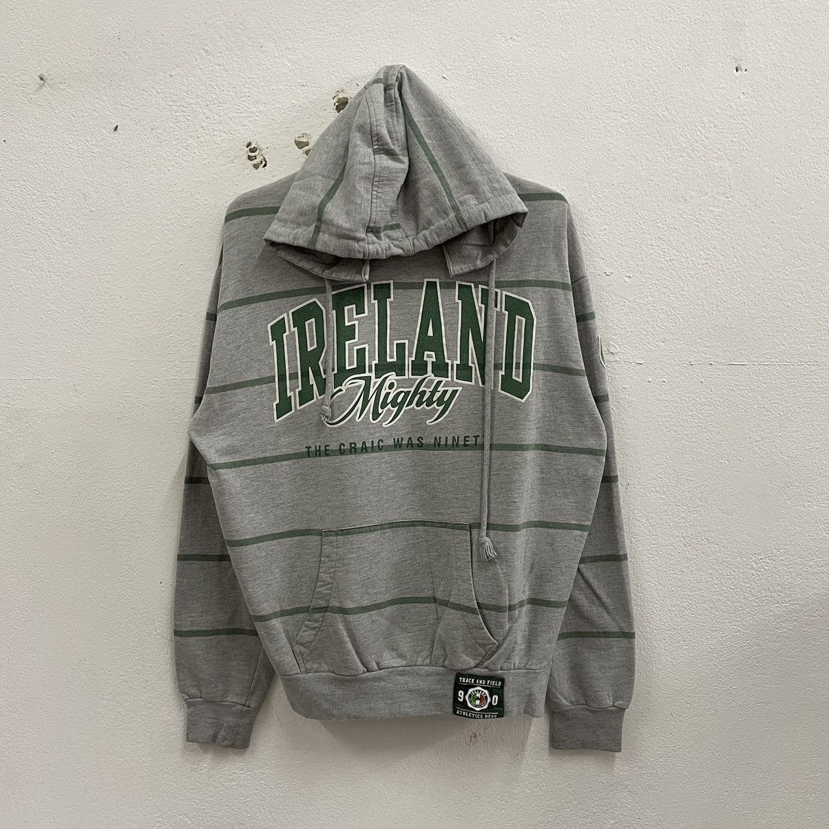 Vintage 🔥Vintage Retro Mighty Ireland Big Spellout Pullover Hoodie Size US L / EU 52-54 / 3 - 1 Thumbnail