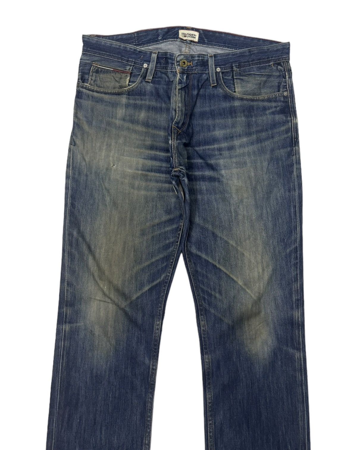 Tommy Hilfiger VINTAGE TOMMY HILFIGER RUSTY DISTRESS DENIM JEANS Size US 38 / EU 54 - 3 Thumbnail