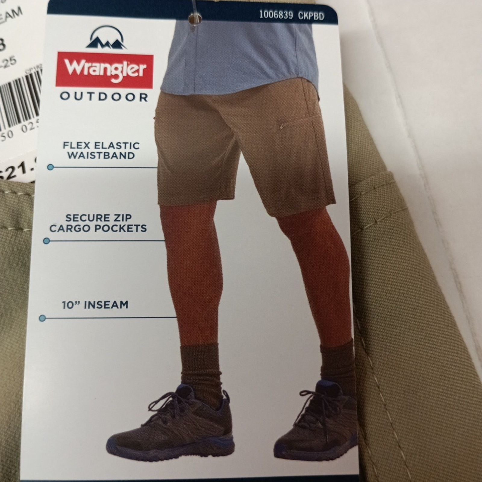 Wrangler Wrangler Cargo Shorts Men's Size 48 Beige 10" Inseam Relaxed Size US 44 / EU 60 - 4 Thumbnail