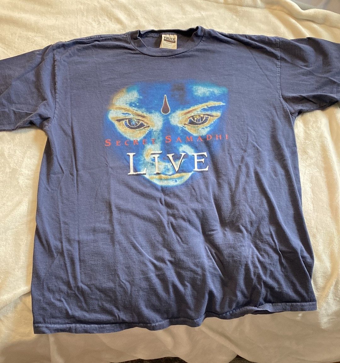 Vintage Vintage Live Blue Secret Samadhi Tour T-Shirt Size US XL / EU 56 / 4 - 1 Thumbnail