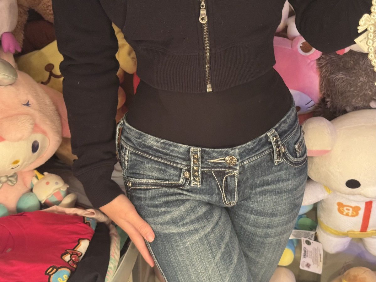Rock Revival ROCK REVIVAL - CECILIA STRAIGHT Early 2000’s Y2K Low-waisted Size 28" / US 6 / IT 42 - 3 Thumbnail