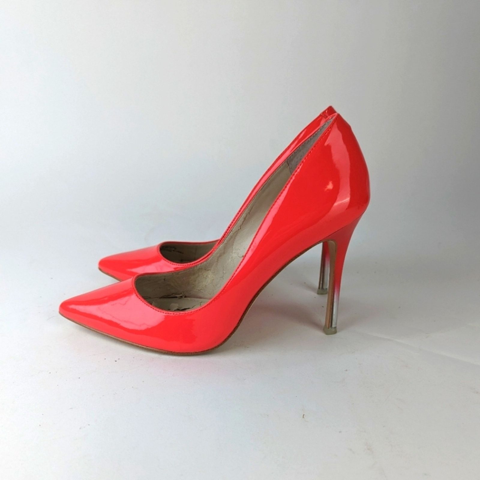 Bcbgmaxazria BGBGeneration Red Stiletto Heels Size US 7.5 / IT 37.5 - 5 Thumbnail