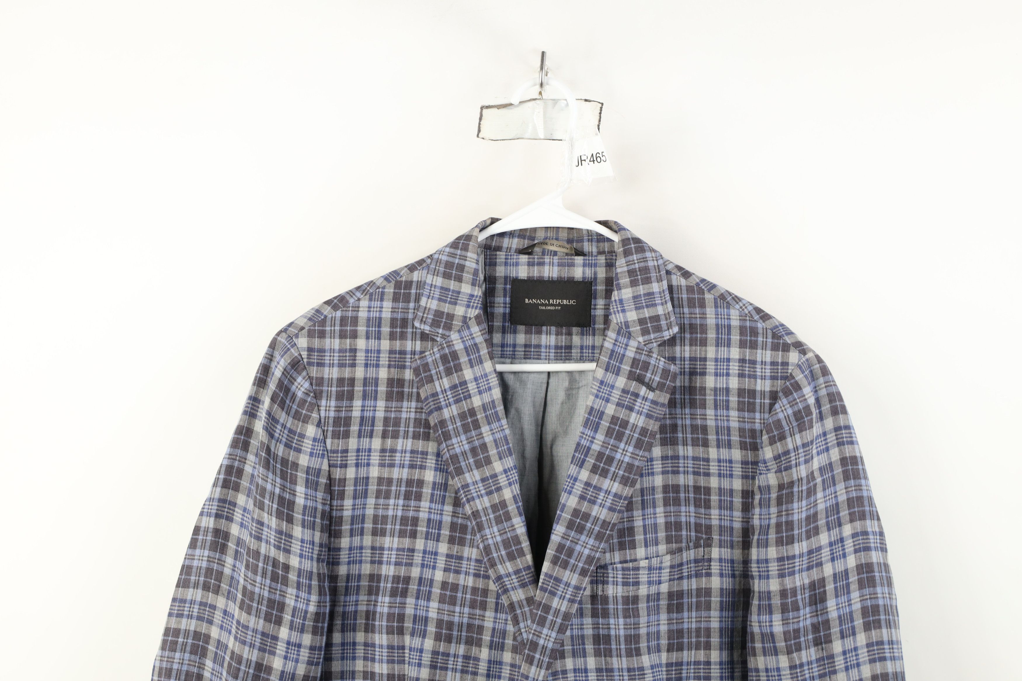 Banana Republic Banana Republic Linen 2 Button Blazer Suit Coat Jacket Plaid Size US XXL / EU 58 / 5 - 2 Thumbnail