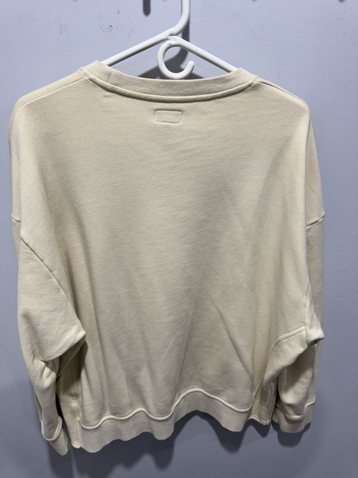 Killion Killion Cream Crewneck Sweatshirt Men's Medium M Cotton Size US M / EU 48-50 / 2 - 2 Thumbnail