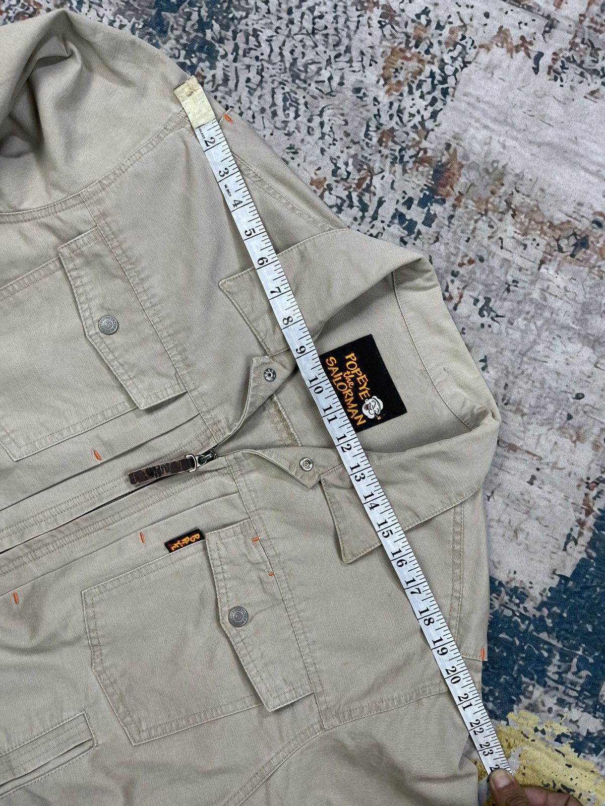 Japanese Brand Vtg Popeye The Sailorman Denim Work Jacket Size US L / EU 52-54 / 3 - 17 Thumbnail