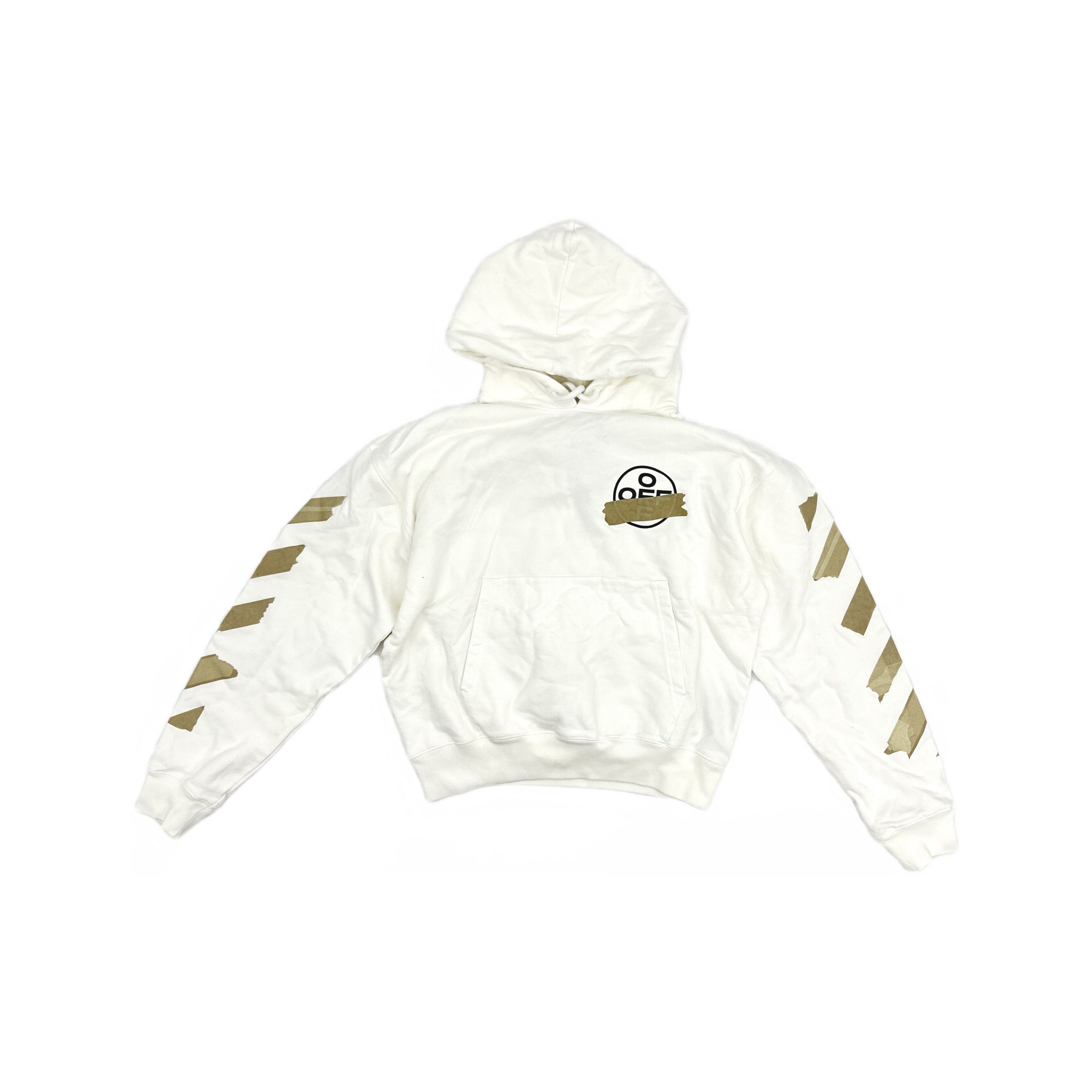 Off-White OFF-WHITE Tape Arrows Hoodie Size L Size US L / EU 52-54 / 3 - 1 Thumbnail