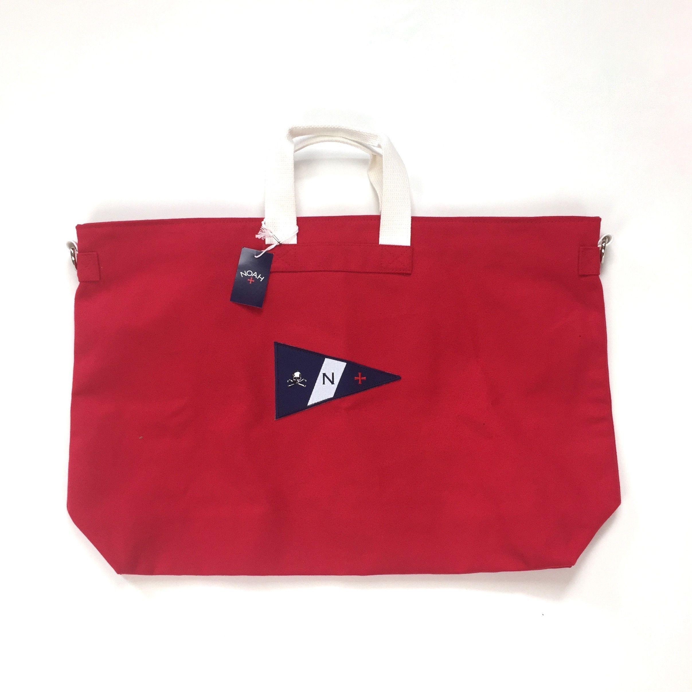 Noah Noah Red Logo Canvas Holdall Bag DS Size ONE SIZE - 1 Preview