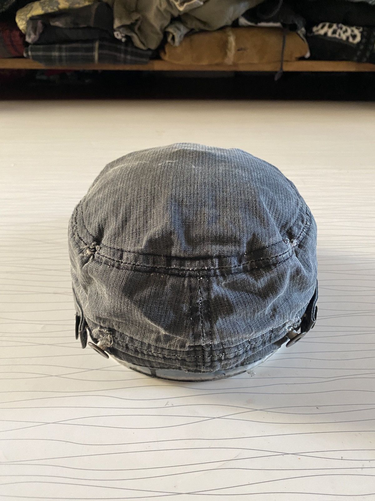 If Six Was Nine Studded metal skull Patrol cap Size ONE SIZE - 5 Thumbnail