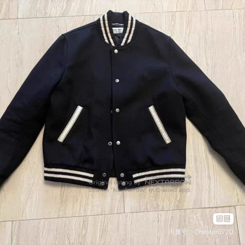 Saint Laurent Paris Saint Laurent Paris Baseball Jacket Size US M / EU 48-50 / 2 - 1 Thumbnail