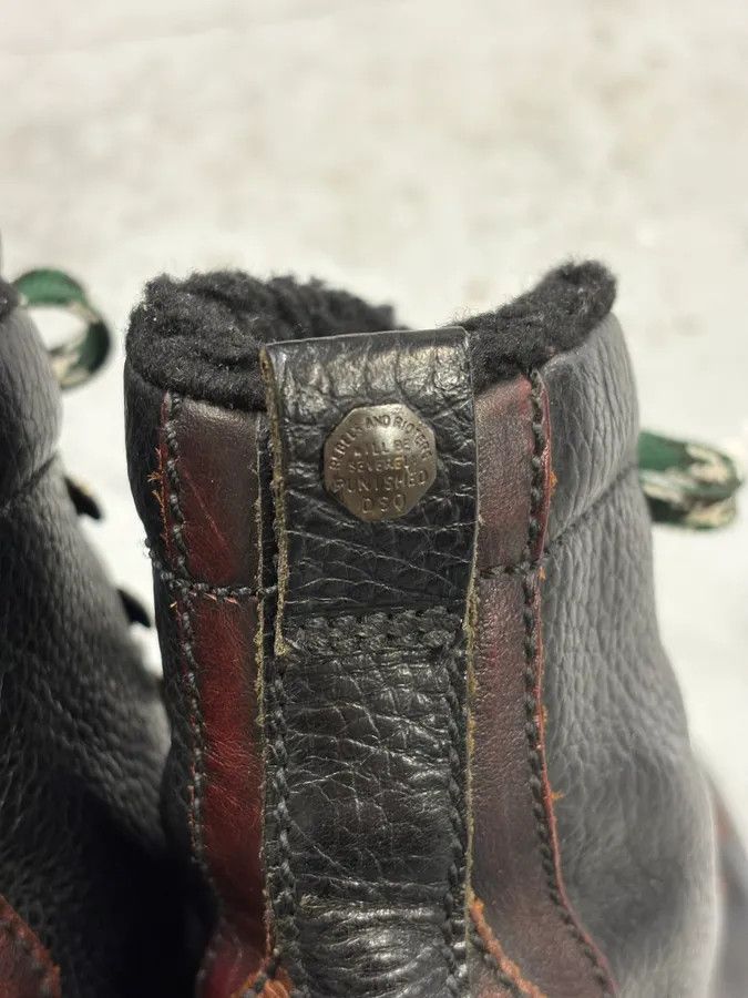 Vintage Dsquared2 Black Leather Hiking Boots Size US 12 / EU 45 - 10 Thumbnail
