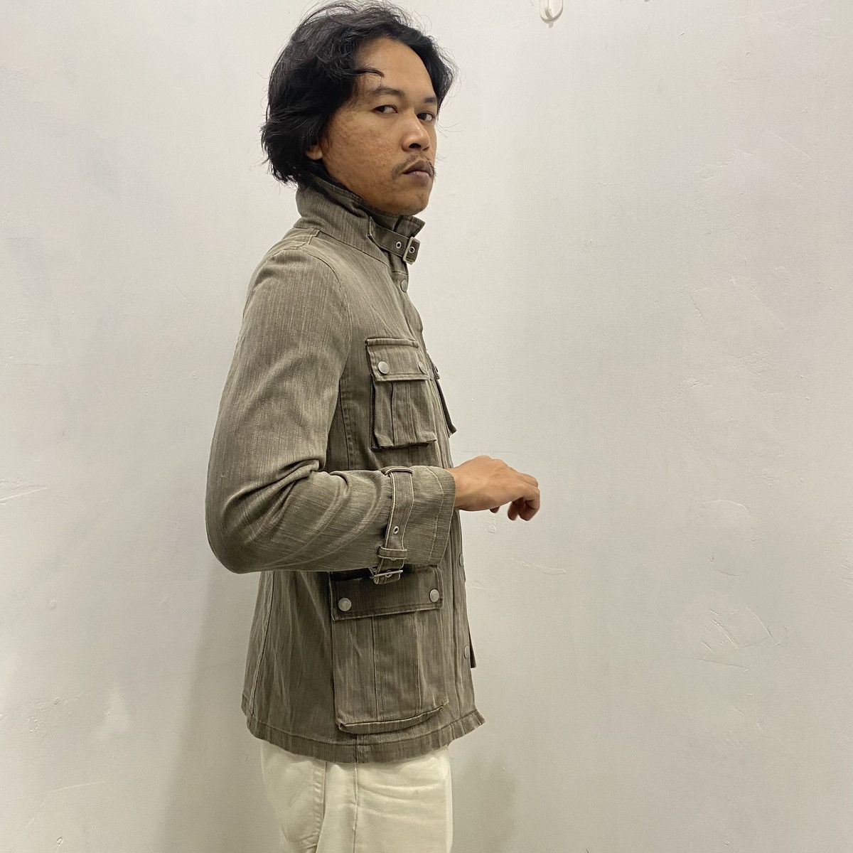MCM × Vintage VINTAGE MCM JAPAN SERIES DENIM PARKAS JACKET Size M / US 6-8 / IT 42-44 - 6 Thumbnail