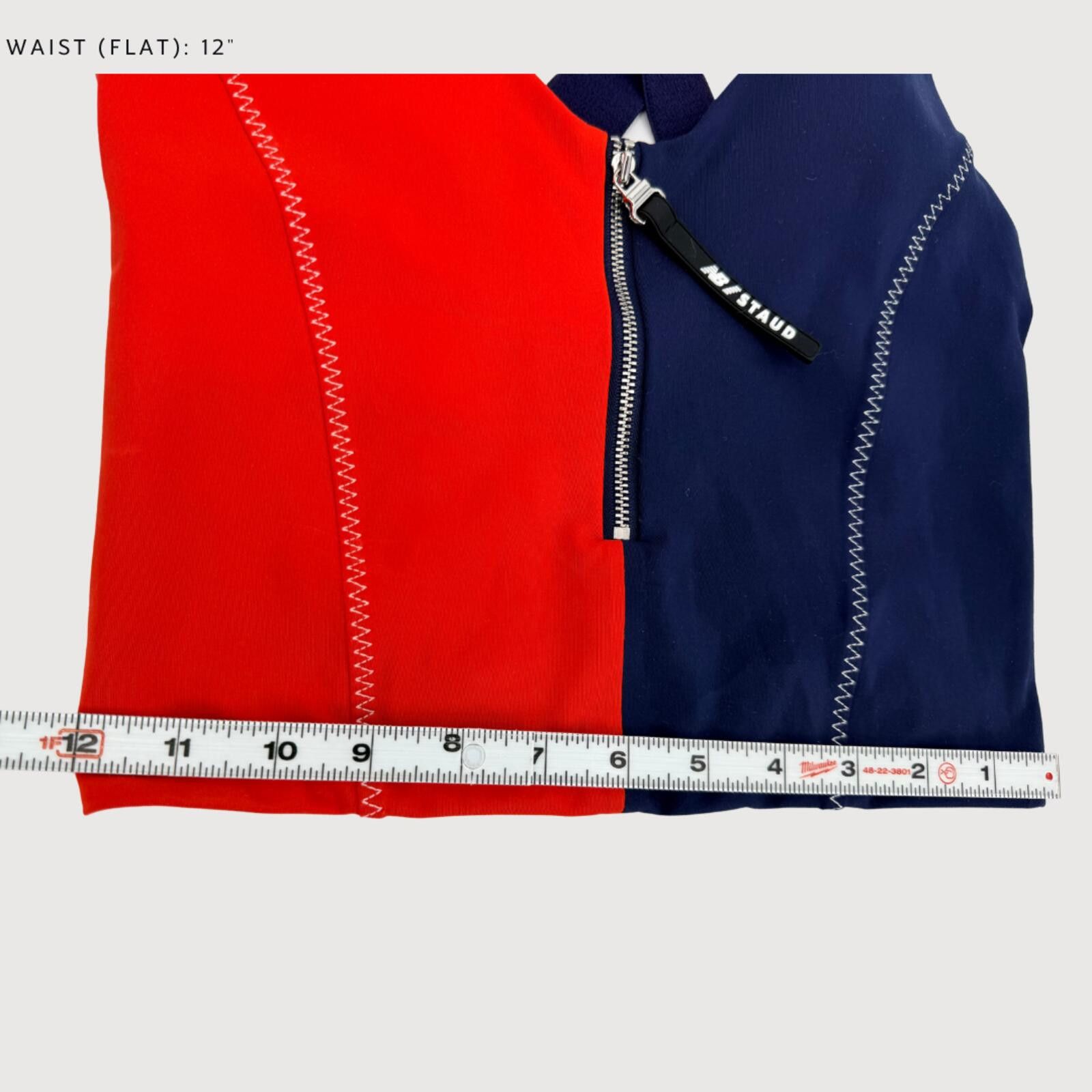 Acne Studios Staud x New Balance Crop Top Sports Bra Red Navy XS Size ONE SIZE - 8 Thumbnail
