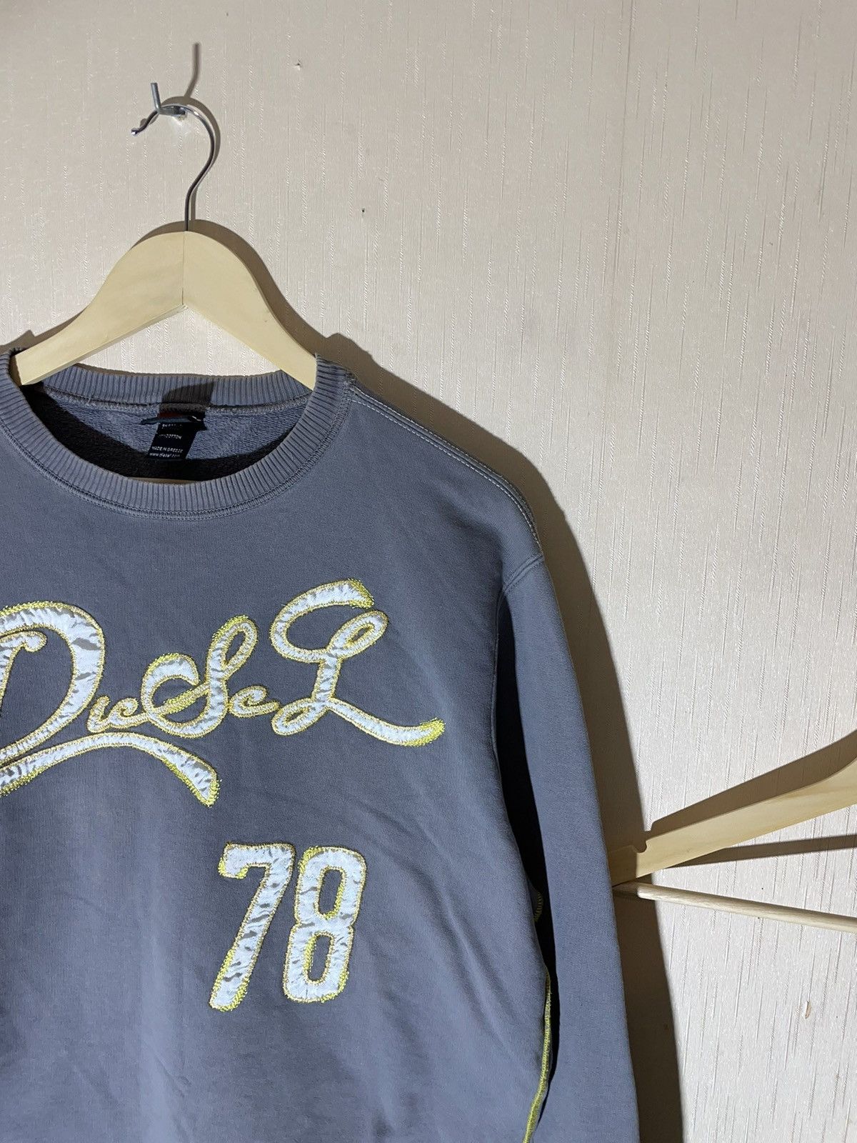 Diesel × Vintage Diesel vintage y2k sweatshirt 90s Size US XL / EU 56 / 4 - 2 Thumbnail