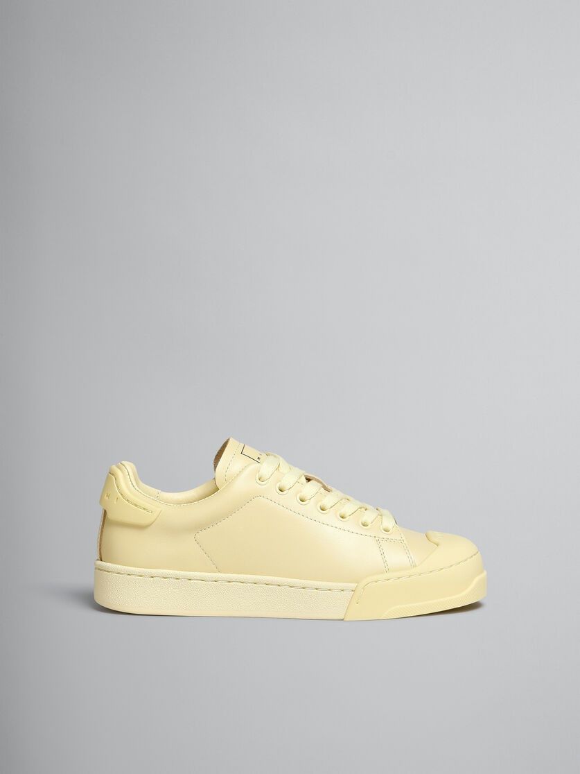 image of Marni O1W1Db10524 Bumper Leather Sneaker In Yellow, Men's (Size 11)