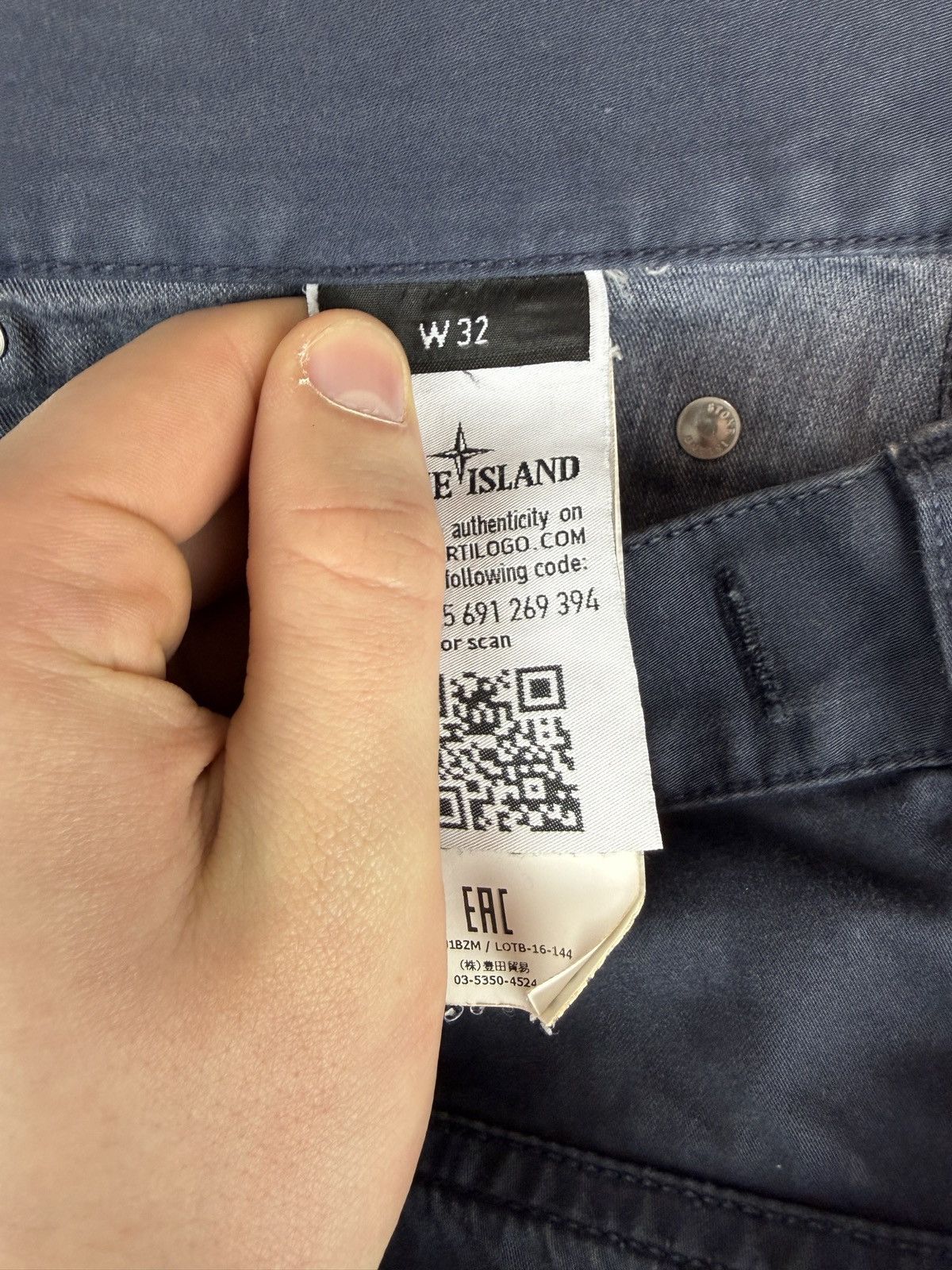 Stone Island Navy blue Stone Island jeans Size US 32 / EU 48 - 8 Thumbnail