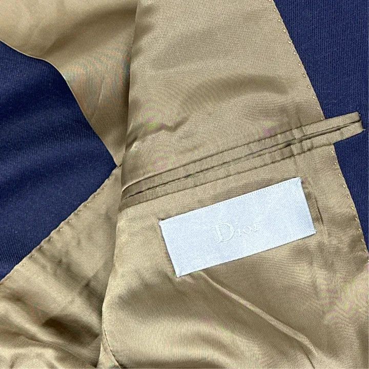 Dior Dior Dior Solid Wool Business Jacket 0079-2507 Size US M / EU 48-50 / 2 - 2 Thumbnail
