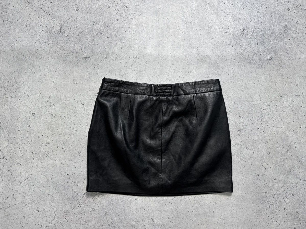Sandro Sandro Paris Luxury Leather Skirt Size 26" / US 2 / IT 38 - 2 Thumbnail