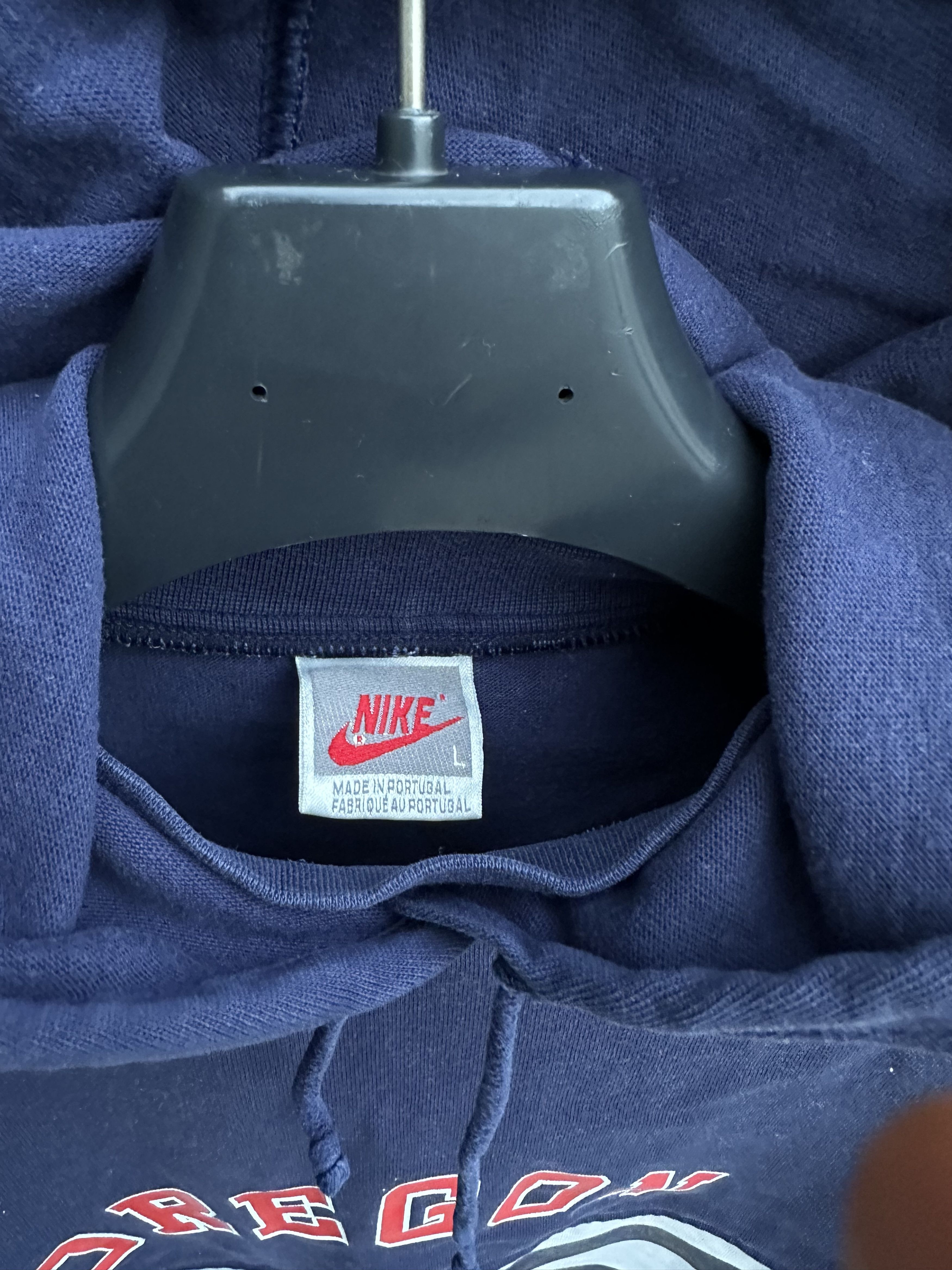 Nike Vintage 90’s Nike Oregon Hoodie Blue Size US L / EU 52-54 / 3 - 4 Thumbnail