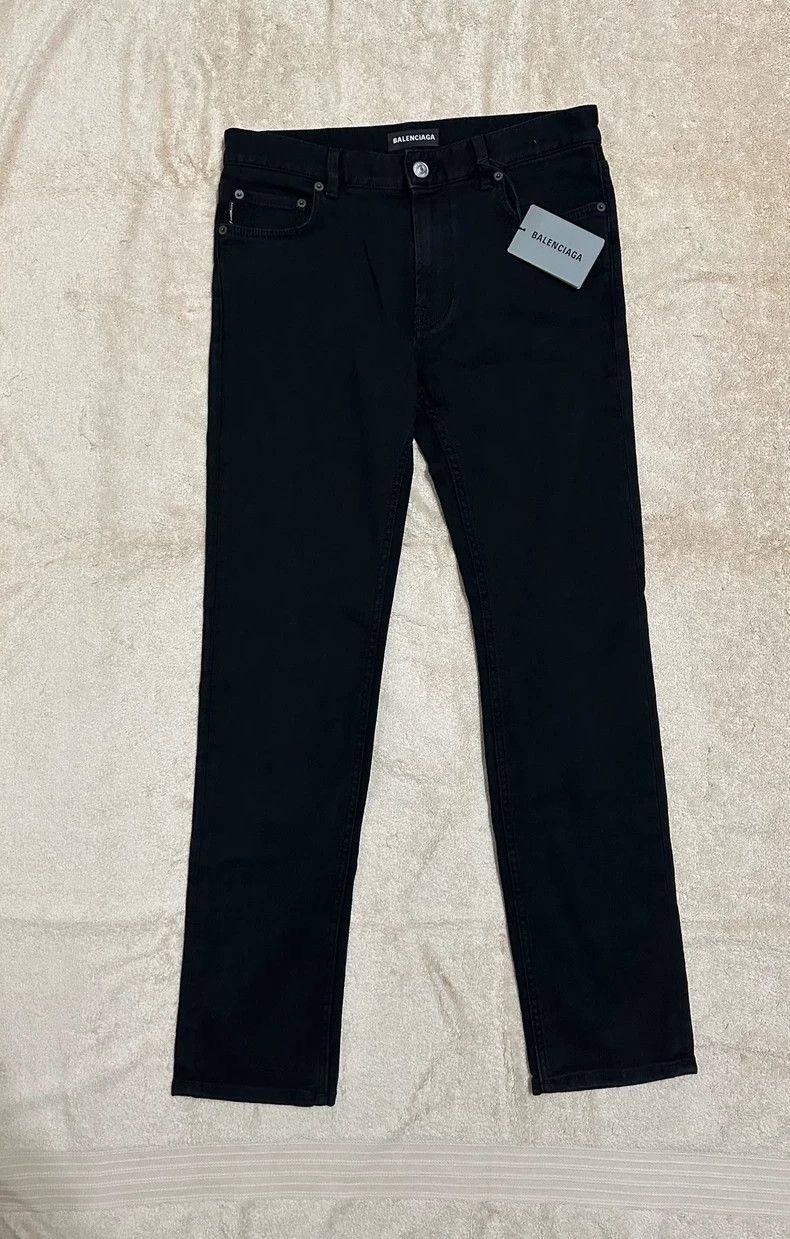 Balenciaga Balenciaga Black Denim Pants Size US 31 - 7 Thumbnail