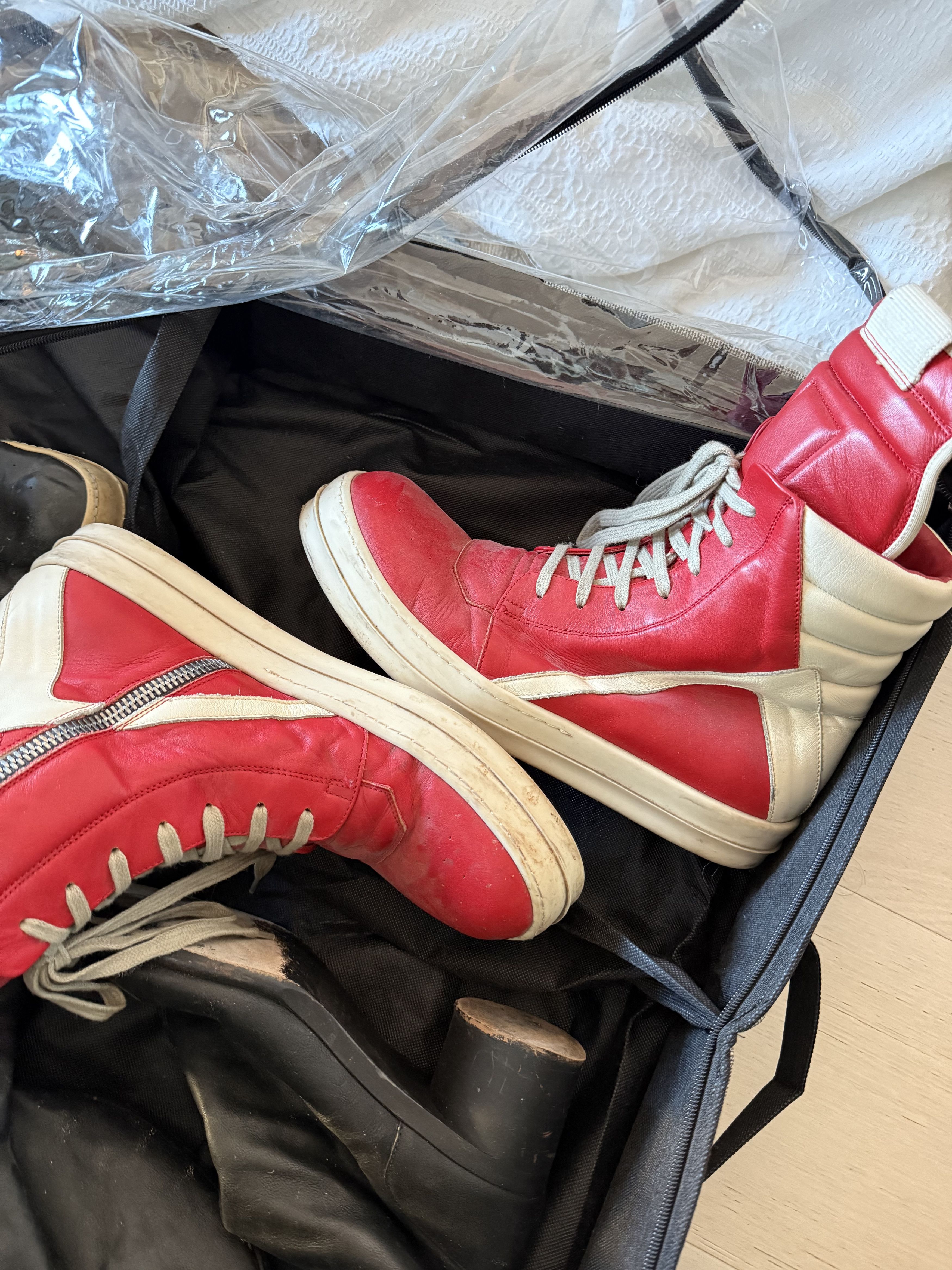 Rick Owens Rick Owens Carnelian Geobaskets Size US 11 / EU 44 - 2 Thumbnail