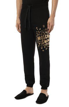Moschino o1y0225 Logo Jogger & Sweatpant in Black Size US 32 / EU 48 - 2 Thumbnail