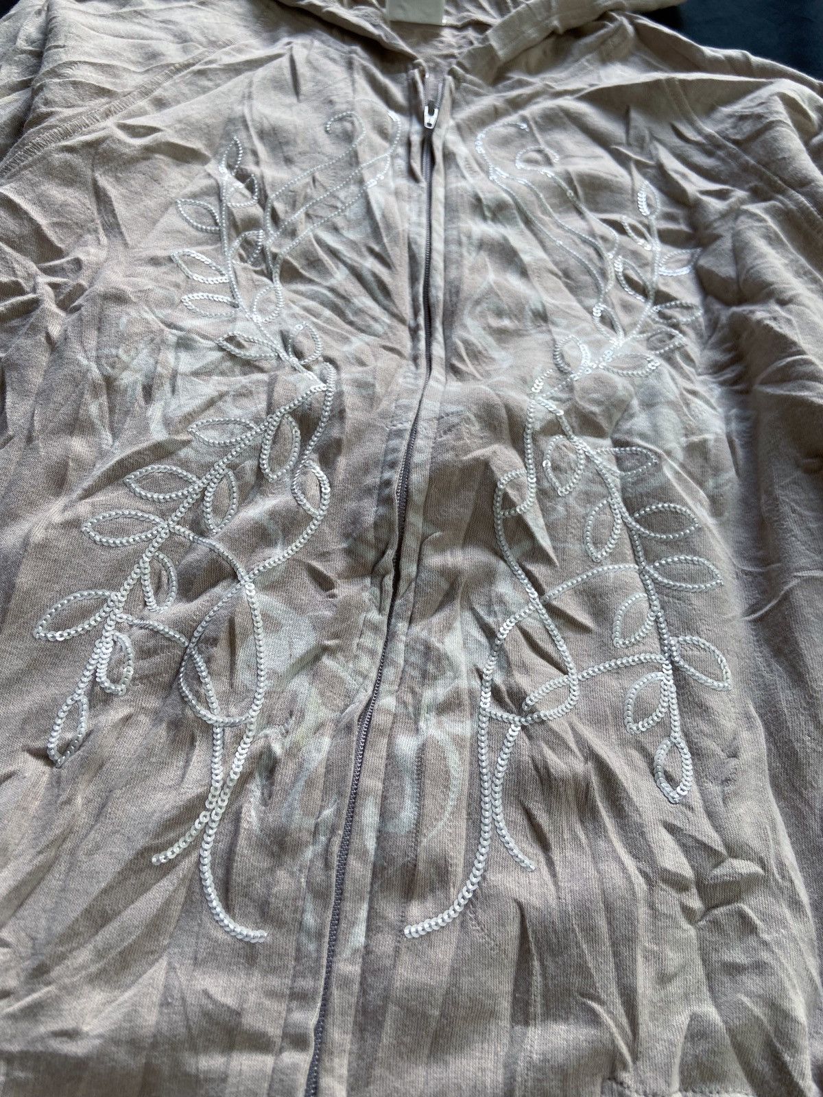 JAPANESE PUPULA HANDMADE DESIGN ZIP HOODIE