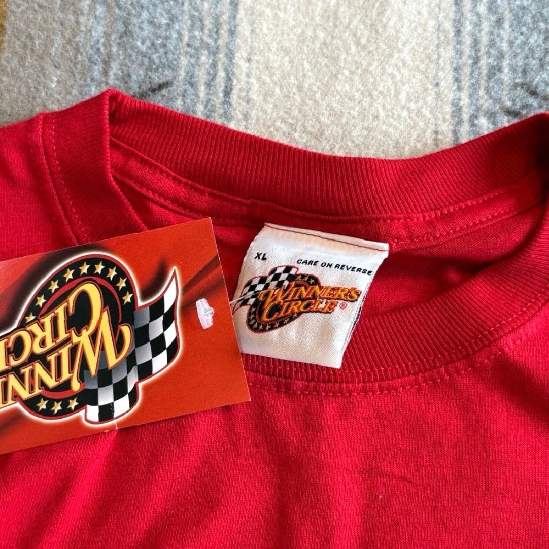 Budweiser VINTAGE Dale Earnhardt Jr Budweiser NASCAR T-Shirt XL Men Red Short Sleeve 90s Y2K Racing Nascar Brand New NWT Winner's Circle Shirt Size US XL / EU 56 / 4 - 3 Thumbnail