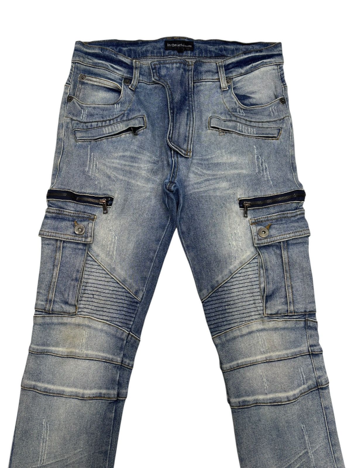 In The Attic IN THE ATTIC BIKER JEANS Size US 30 / EU 46 - 5 Thumbnail