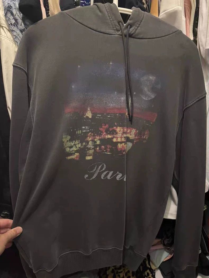 Balenciaga Balenciaga Distressed Night Scene Hoodie S - dmc Size US S / EU 44-46 / 1 - 1 Thumbnail