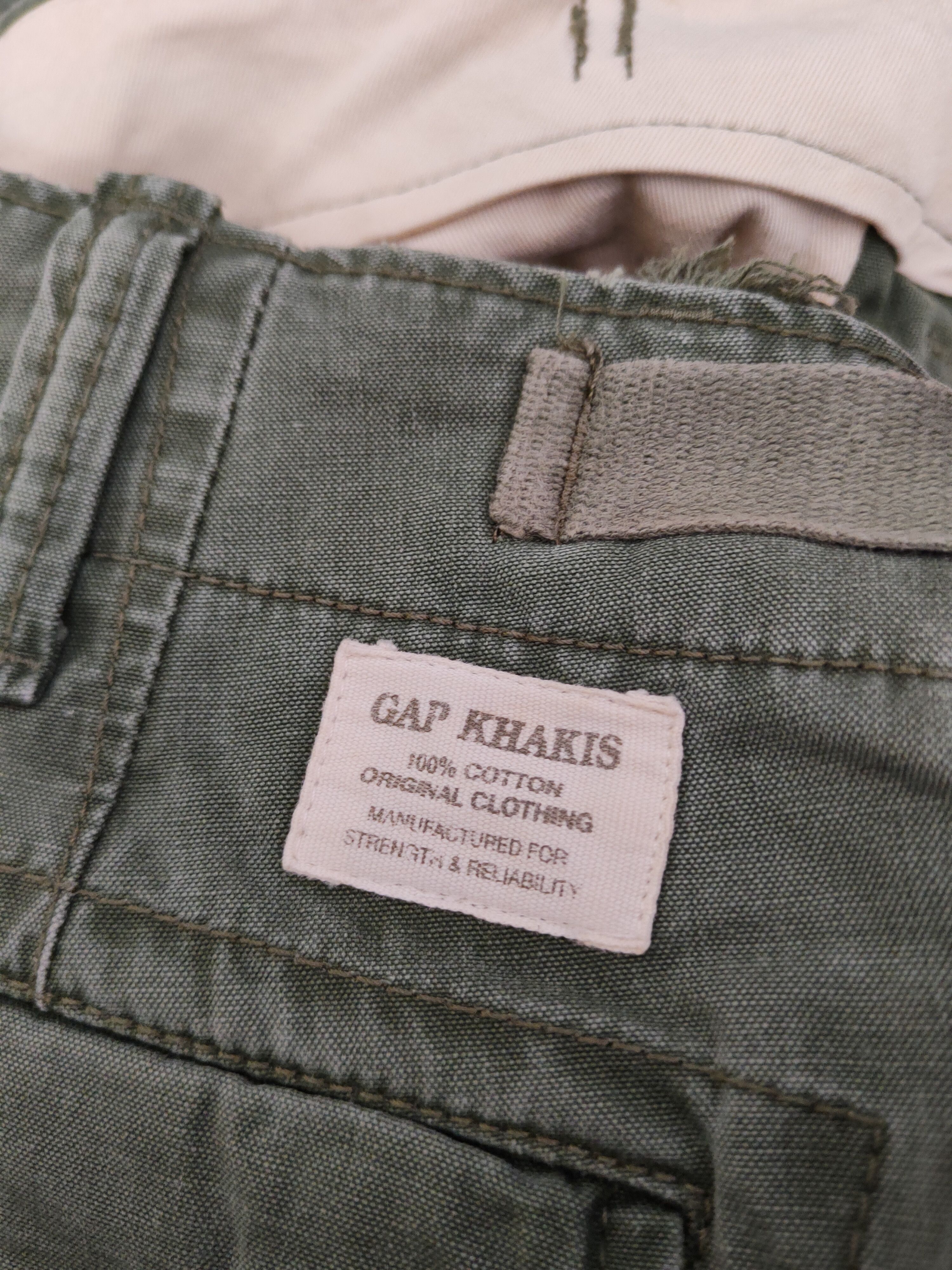 Japanese Brand DL Gap Green Multipocket Tactical Cargo Pants #093 Size US 29 - 12 Thumbnail