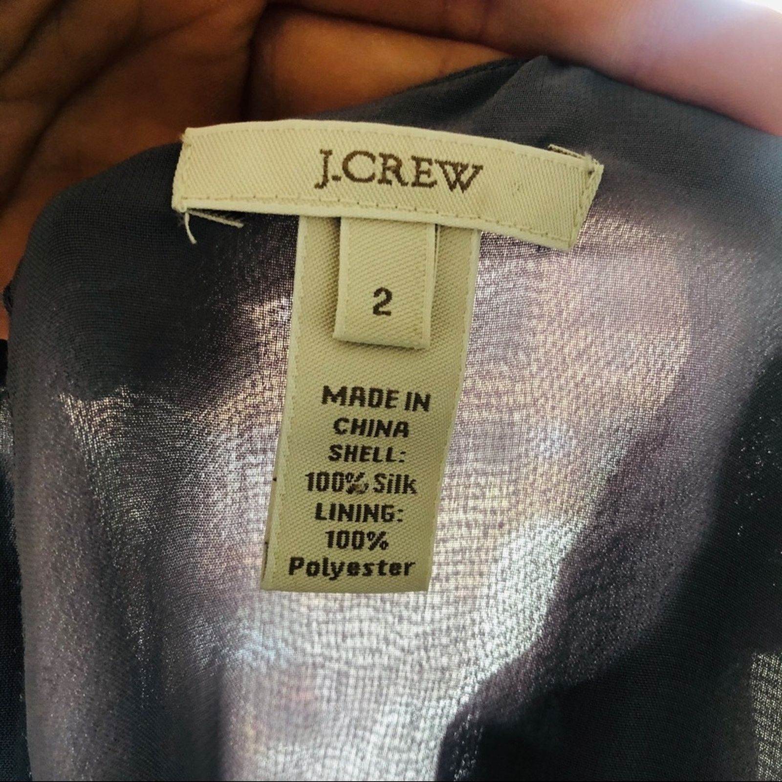 J.Crew J CREW Purple Ruffle Sheer Keyhole Button Silk Tank Blouse Size XS / US 0-2 / IT 36-38 - 7 Thumbnail