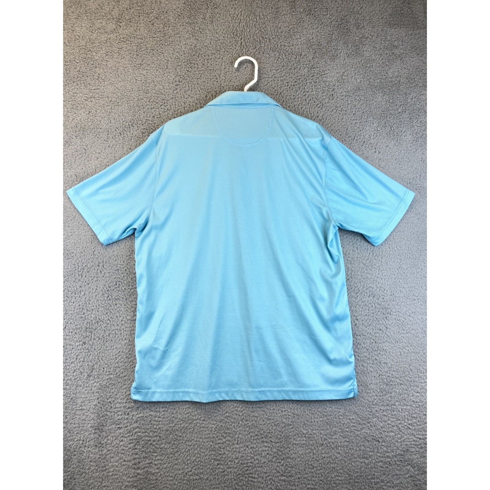 Vintage GREG NORMAN MEN'S Golf POLO SHIRT SHORT SLEEVE BLUE SIZE L / 78-45 Size US L / EU 52-54 / 3 - 6 Thumbnail