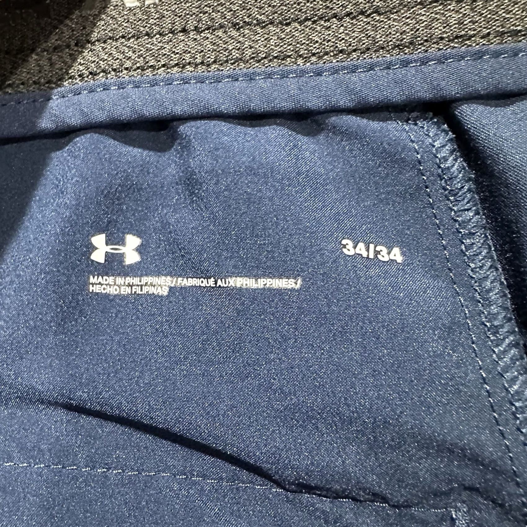 Under Armour Under Armour Golf Pants Mens 34x34 Blue Stretch Khakis Regular Inseam 34 EUC Size US 34 / EU 50 - 7 Thumbnail